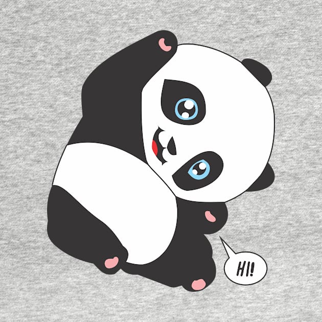 Panda Bear Say HI! by culturageek